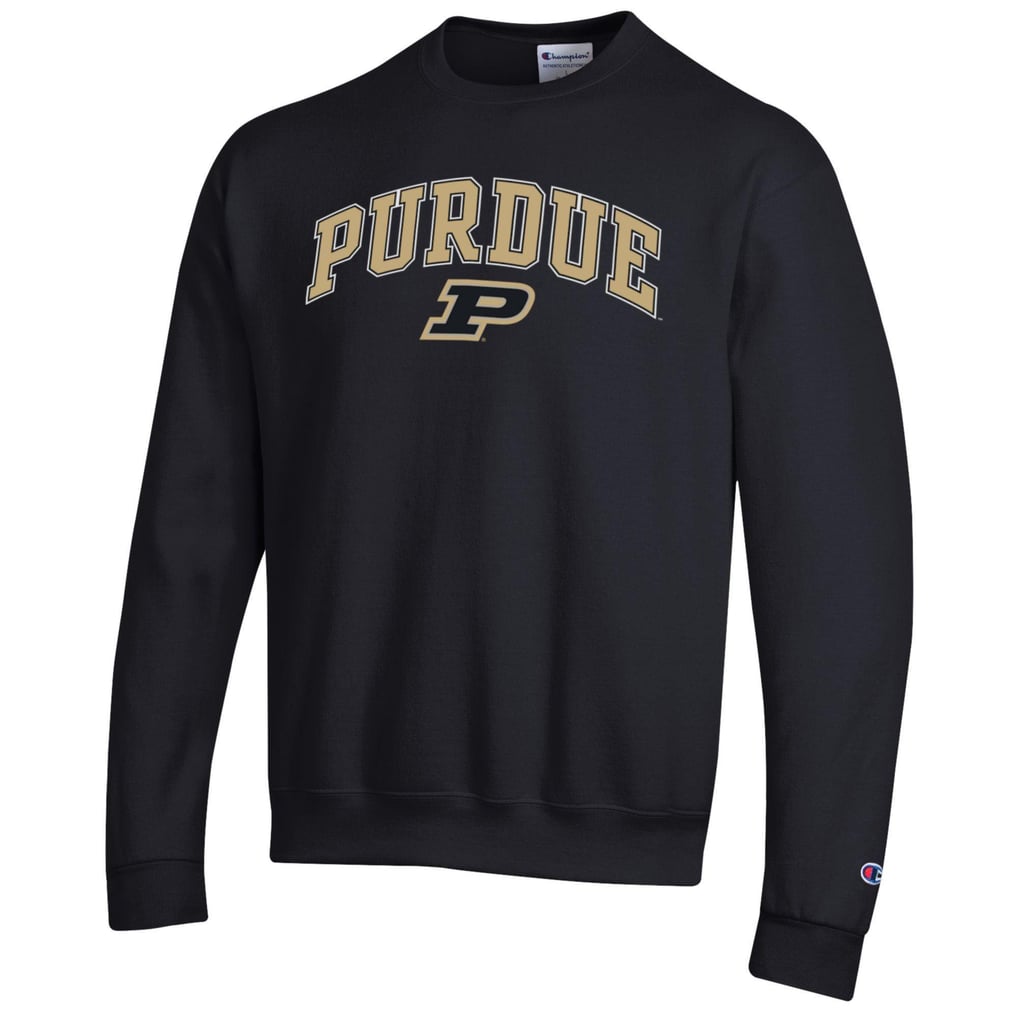  Purdue Boilermakers Champion Arch Over Logo Pullover Sweatshirt - Black